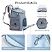 ITKXRVJZM Pet Bag Pet Bags Breathable and Cool Cat Travel Backpack with Two Side Pockets Dog Carrier Large Suitable for Hiking Traveling Camping Portable(Gray,S)