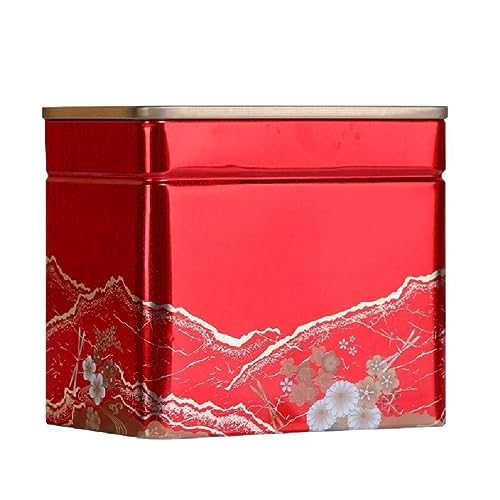 Almacenamiento para café, dulces, recipiente suelto de hojalata, hierbas, tarro de metal, bidón de té, soporte para caramelos, fiesta, regalo, hierbas, recipiente para té, almacenamiento