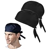 Barista Hat for Men Women Chef Cooking Cap Waiter Baker Skull Cap Adjustable Cater Kitchen Sushi Restaurant Uniform Turban