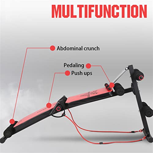 QWVDS Multifunctionele halterbank Opvouwbare fitnessbank Training Sit-up Bench Comfort Abdominaal ontwerp Verstelbaar - Image 6