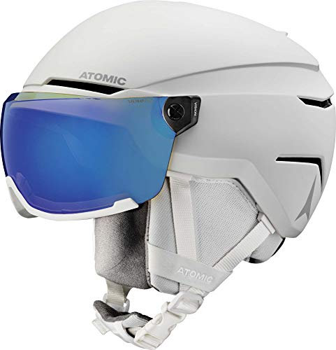 ATOMIC Savor Visor Stereo Skihelm mit Visier - Snowboard- & Ski-Helm mit Brille - 360° Fit System &...