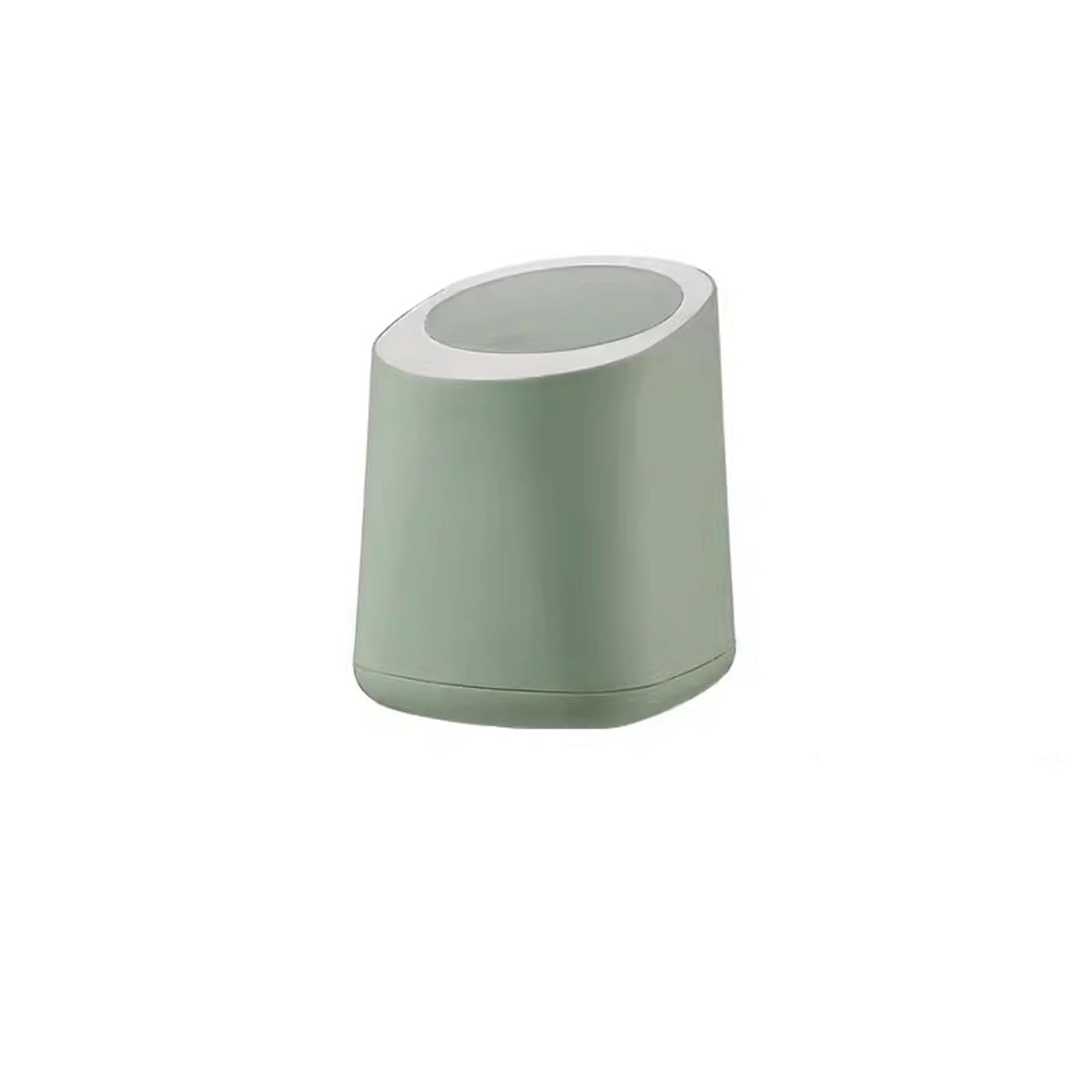Pojemnik na śmieci Wysokiej jakości kosz na śmieci biurko typu Press Light do salonu Luksusowy użytku domowego o wysokiej wartości(Green)