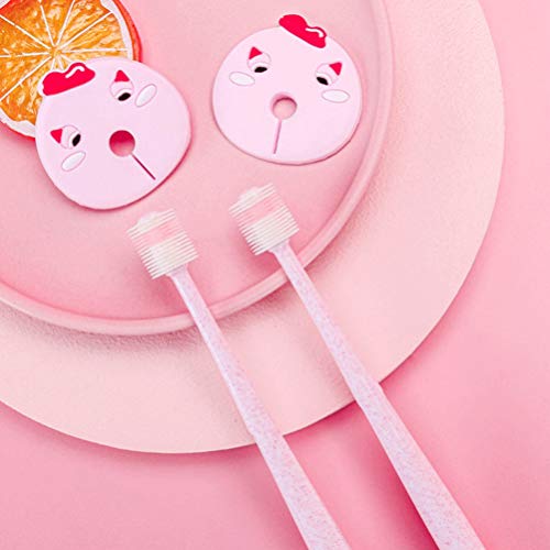 STOBOK Escova de Dente Infantil Escova de Silicone para Treinamento Com Cerdas Extramacias Escova de