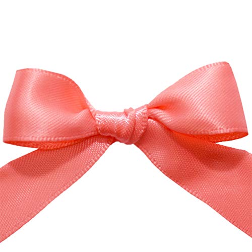 Image of Morex Ribbon 08816 /50-243 Double Face Satin Ribbon, 3 /8 inchx 50 Yd, Watermellon