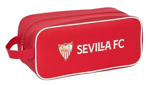 Sevilla FC - Zapatillero Mediano, Multiusos, Portatodo, Deporte, Extraescolares, Fútbol, Cómodo y Versátil, 34x14x15 cm | Ya disponible en tu tienda friki favorita! En mundofriki.es!