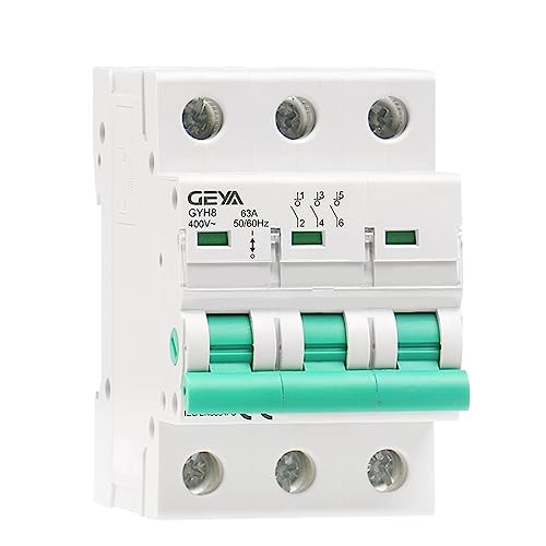 Disjoncteur triphasé GYH8 63A à 125A isolant principal 400V pour tableau - 2