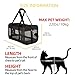 MANON ROSA Dog Bag Carrier Soft-Sided Mesh Collapsible Pet Travel Carrier for Small Medium Cat Dog Kitten Puppies