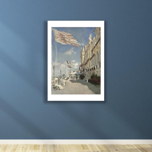 Impression d'art Claude Monet Trouville format medium papier mat