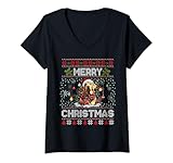 Photo Gallery donna labrador retriever christmas tree decorations dog lover xmas maglietta con collo a v Photo Gallery donna labrador retriever christmas tree decorations dog lover xmas maglietta con collo a v
