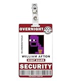 William Afton Security ID Badge V2 PVC