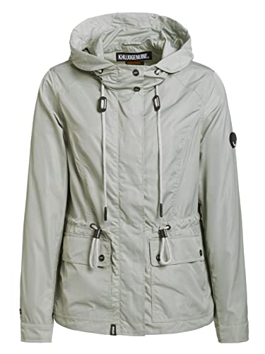 khujo Damen Jacke Debby Übergangsjacke Sommerjacke Cape (M, Ice-Green)