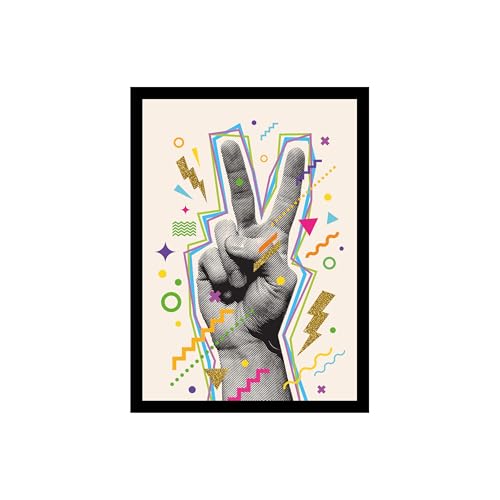 Image of BLINKART Trendy Abstract Wall Art Painting Print Design | Aesthetic Wall Decor Photo Artwork Frame Decoration Hanging For Home Bedroom Living Room Office Wall Decor | T050 | 13x10 Inches