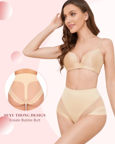 Shapewear Tummy Control Panties - Womens Shaping Underwear Compression Briefs Low Rise Cincher Bodyshaper Girdle Panty3