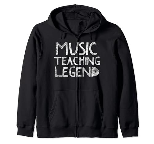 Music Teaching Legend - Musician School Teacher Quote Sudadera con Capucha