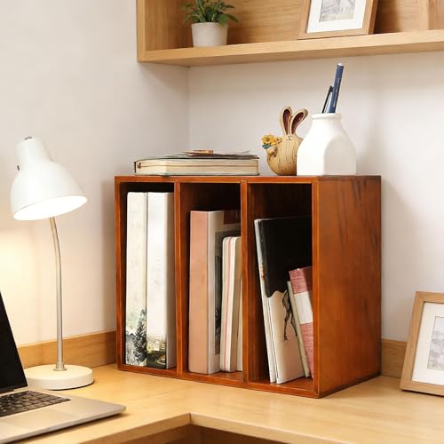 Étagère de rangement en bois robuste avec compartiments pour documents