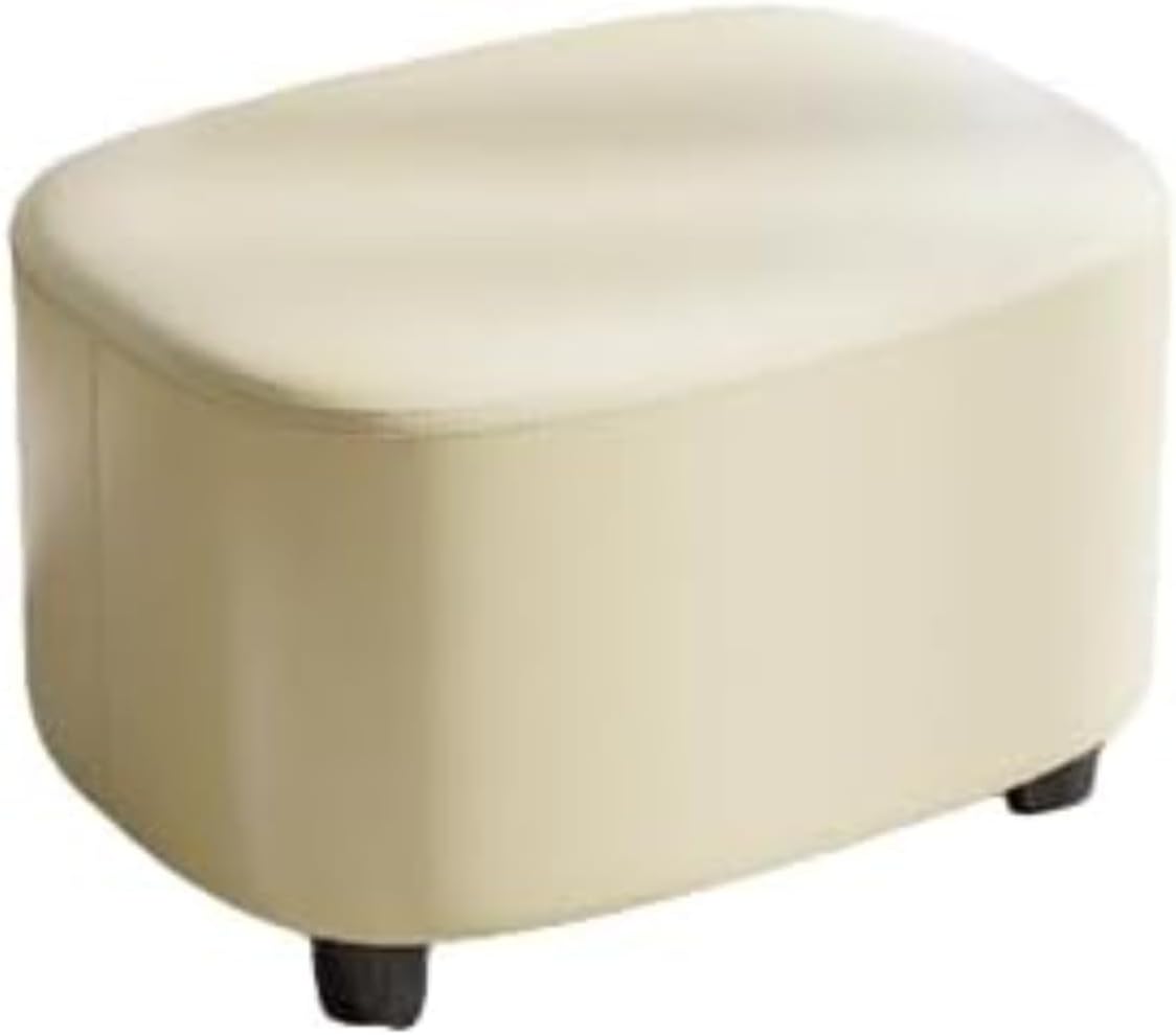 ホームスツールコーヒーテーブルスツールリビングルームソファドア靴ベンチモダンシンプルフットレストクリエイティブ (ベージュ) [並行