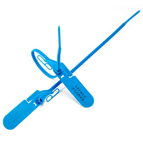 GOOZHI Festziehende Kunststoff Sicherheitssiegel, nummeriert