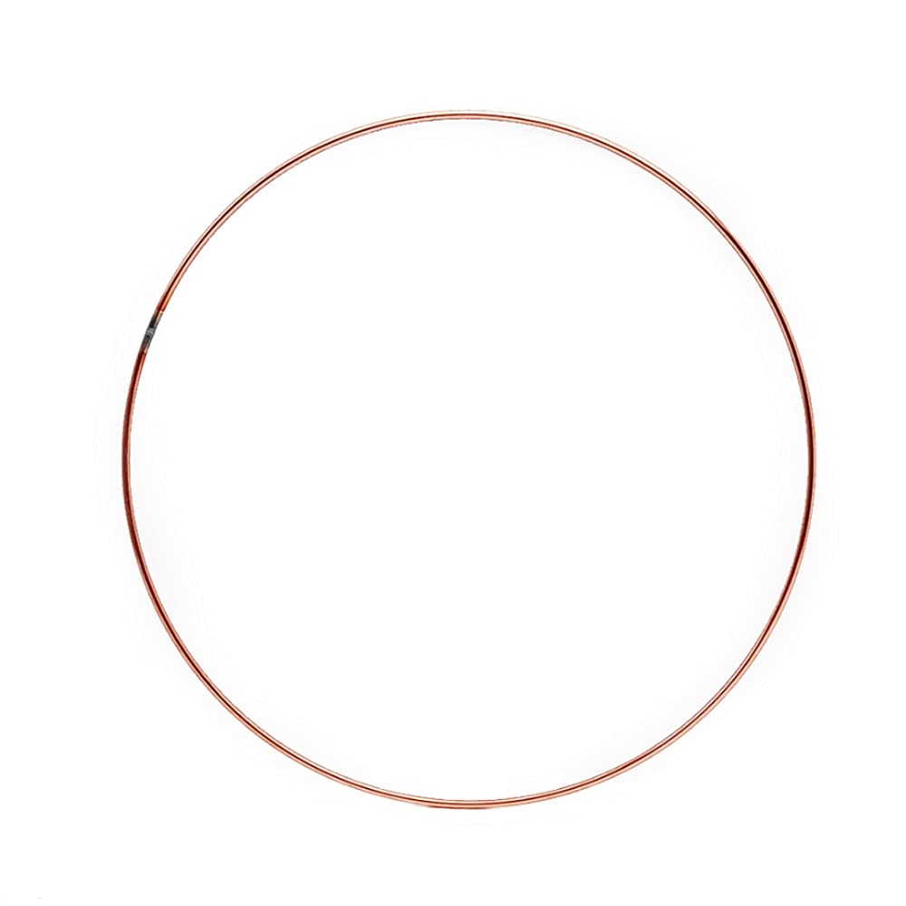 Crafty Capers 228Mm (9In) Copper Metal Ring For Crafts - Wreath & Flower Hoop