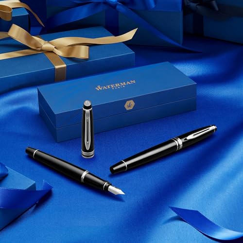 Waterman Expert S0951660 Pióro Wieczne, Czarny, Stalówka F
