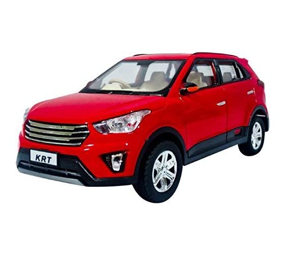 Game Phactory Pull Back Action Model Toy KRT 1.6 Car for Kids, Red