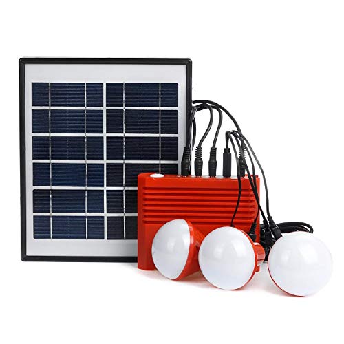 BALALA BIAN Generator Accessories Solar Panel Lighting Charging Generator 3.7V 4W 5000mAH Li-on Battery Energy Solar Electrical Equipment