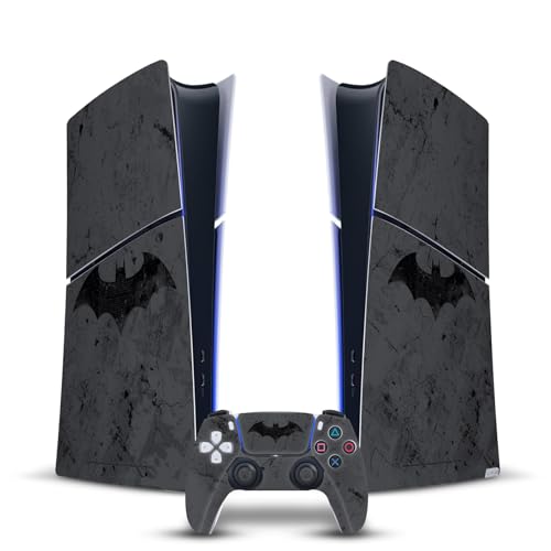 Skin Batman PS5 Slim protège console rayée vinyle comics