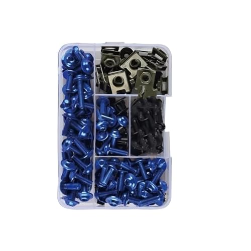 Boulon moto pour carénage visserie bleue compatible Ducati ST3