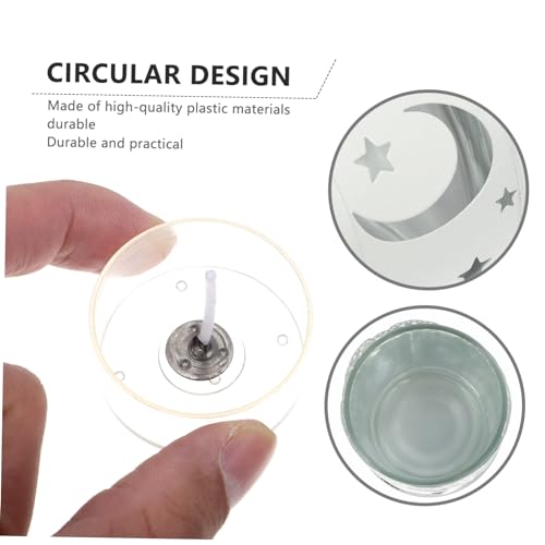 Kit natural para hacer velas con mechas enceradas y portavelas miniatura 4