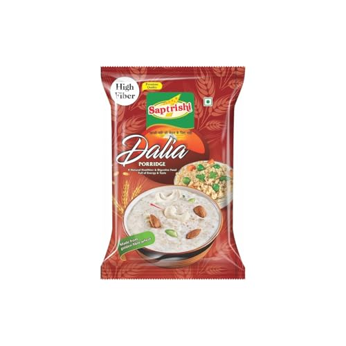 SAPTRISHI Pure Wheat Daliya 1Kg | High Fiber Wheat Dalia | Natura...
