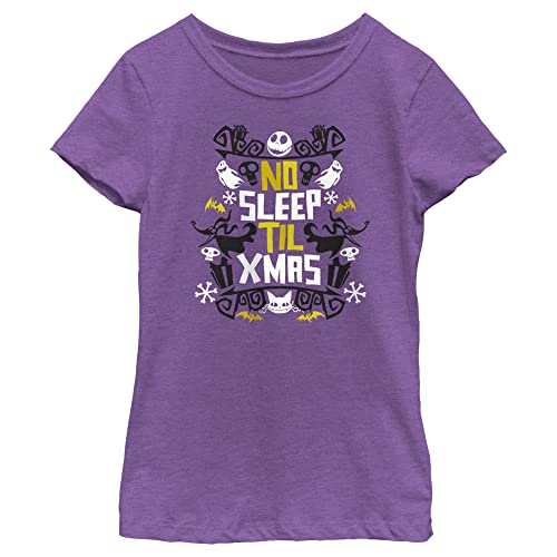 Disney Nightmare Before Christmas No Sleep Til Xmas Girls T-Shirt