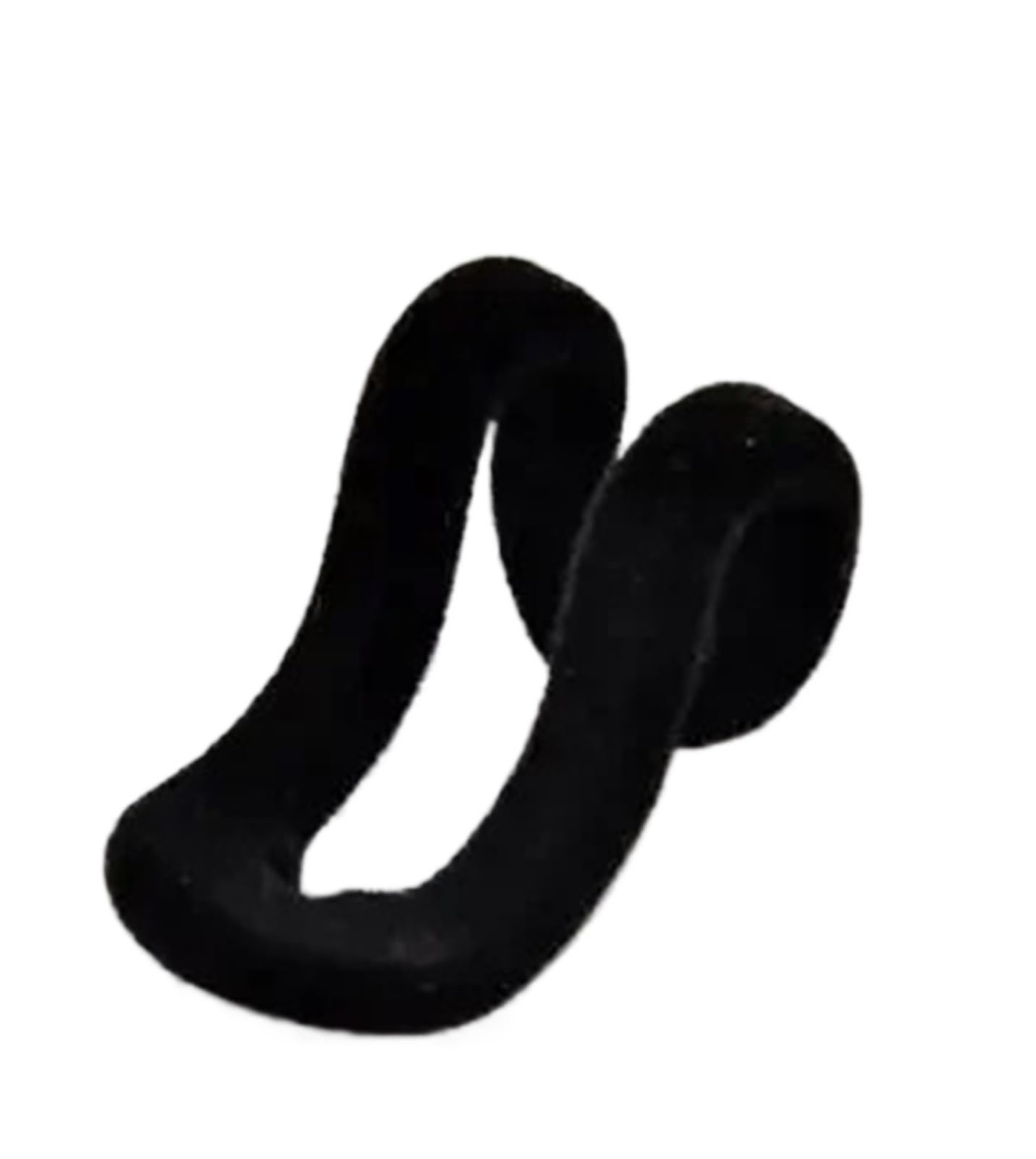 Clothes Hanger Connector Hooks 30pcs Mini Flocking Hanger Hooks Velvet Clips Cloth Wardrobe for Wardrobe Closet Organizer(Black)
