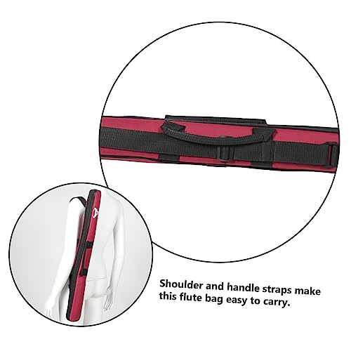 ERINGOGO saco de armazenamento de flauta de bambu comunhão bolsa de flauta sacos de armazenamento sa