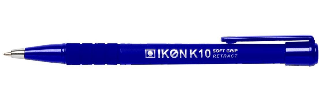 Hainenko Value 0.7 mm Soft Grip Retractable Ball Pen - Blue