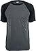 Produktbild Urban Classics Herren Raglan Contrast Tee T Shirt, Charcoal/Black, XL EU