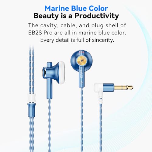 Image of NICEHCK EB2S Pro 4.4mm Balanced Earbuds No Mic 15.4mm Dynamic Headphones