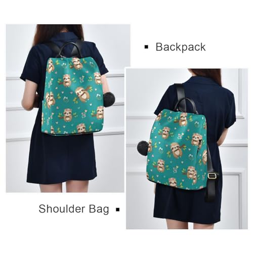 Sac à dos paresseux en polyester avec fermeture éclair antivol - 7