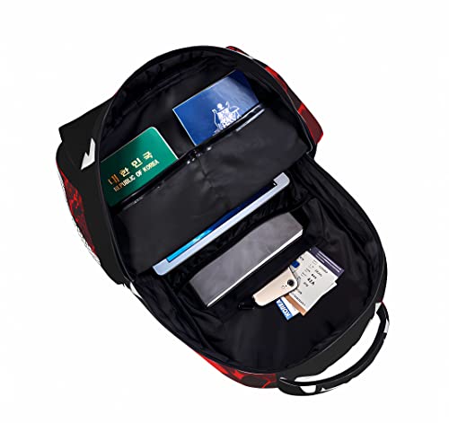 Ujxoihl Shark Camo Red Camo Backpacks Travel Laptop Daypack School Bags For Teens Men Women #TOP3