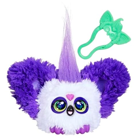 Furby Furblets Bam-Boo Mini Friend, Electronic Plush Toys for Girls & Boys 6+, Panda, Black & White, Speaks Furbish & Plays Music, Series 4 Cover