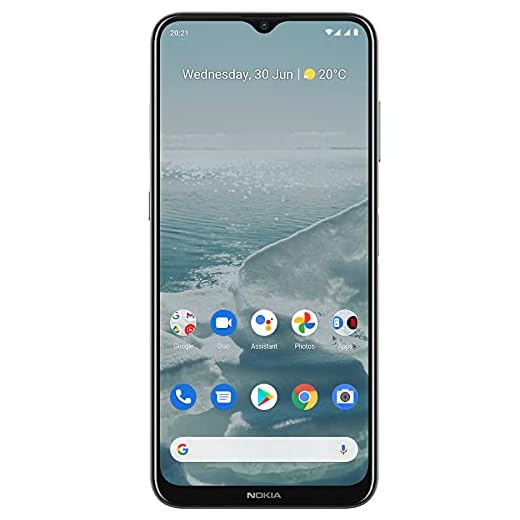Nokia G20 | Android 11 | Unlocked Smartphone | 3-Day Battery | Dual SIM | US Version | 4/128GB | 6.52-Inch Screen | 48MP Quad Camera | Glacier