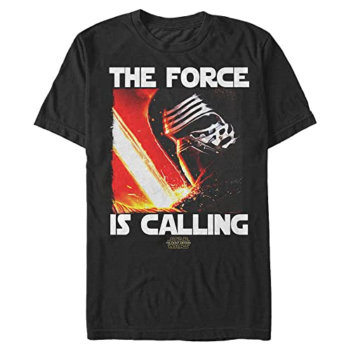 T-shirt Star Wars Appel de la Force en coton noir pour homme