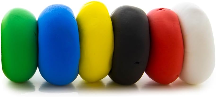 BAZIC Products Air Dry Clay 6 Color 12 oz, Light Modeling Dough Art Craft Non Toxic Gift for Artist, 48-Packs