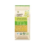 Organic Tattva Yellow Moong Dal Split 500g | Organic Moong Dal | Healthy & Protein-Rich Daal | Natural Daal for Daily Cooking