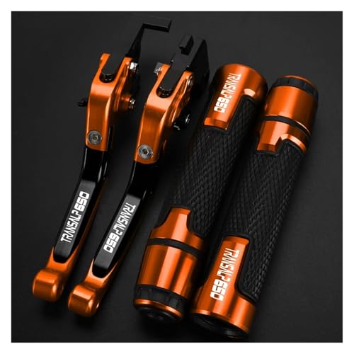 Moto CNC pliant poignée réglable rétractable leviers de frein et d'embrayage XL 650 V Transalp