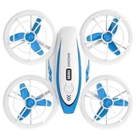 Gontence Mini Drone for Kids Remote Control Drone with LED Lights 2 Speed Modes 3 Batteries, 3D Flip Headless Mode with Altitude Hold Toys Gifts for Boys Girls 6-16 Years Old