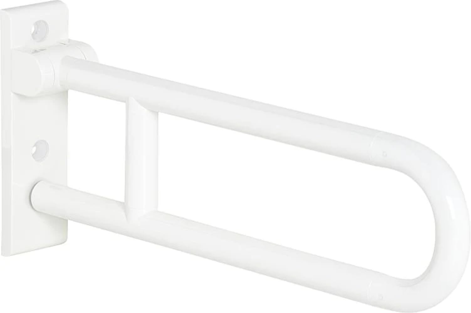 HEWI Folding Support Handle 801.50.200 Series 801, Length: 600 mm, Colour: 99 (Pure White)