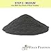 Polly Plastics Rock Tumbler Media Grit Refill, Medium 180/220 Silicon Carbide Grit, Stage 2 for Tumbling Stones (2 Pack) (2 lb.)