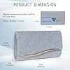UBaymax Damen Abendtasche, Modische Handtasche,Elegante Hochzeit Clutch,Envelope Mädchen Kettentasche,Festliche kleine Crossbody Schultertaschen für Abschlussball,Party,Freizeit Date #1