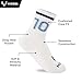 Messi Boys' Lifestyle Crew Socks, 6-Pack, Soft & Stretchy, Comfortable
