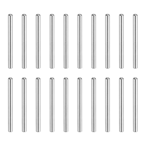 Pasadores de acero inoxidable 304 de 1,5 x 15 mm con extremo biselado plano, 60 piezas