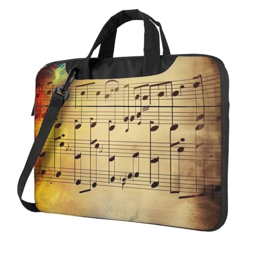 Sac bandoulière ordinateur imprimé musique pour vos journées